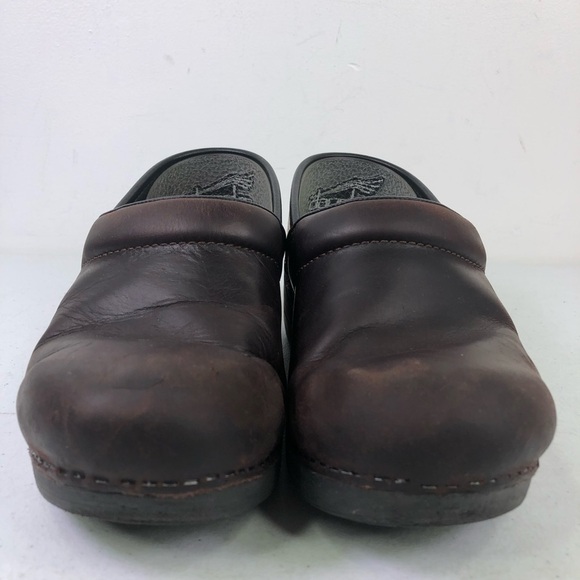 Dansko XP Leather Slip On Clog Shoes - Picture 2 of 9